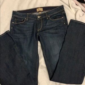 Dark wash Paige jeans